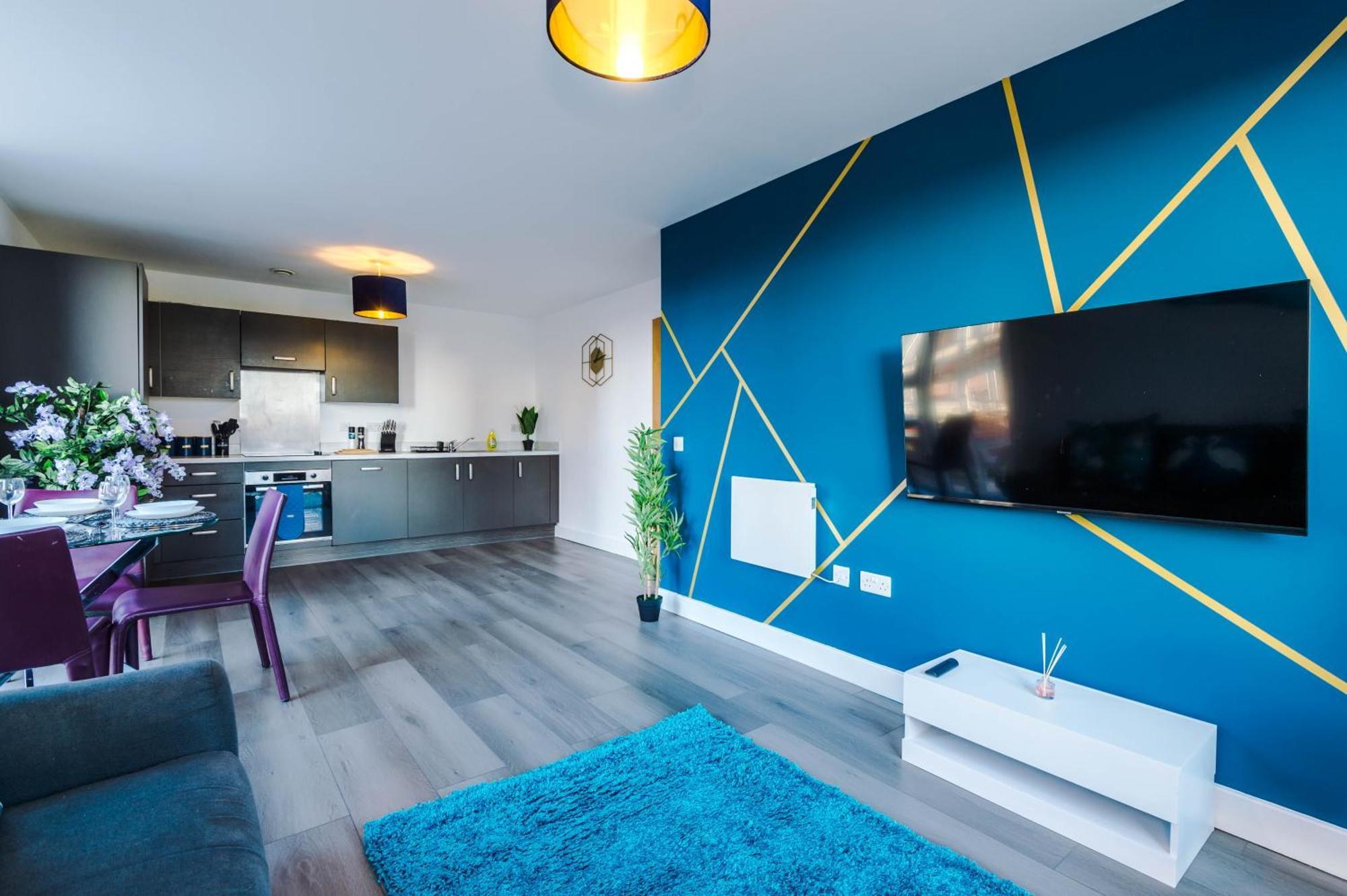 Lux Livin' Apartments - Luxury 5 Bed Apartment Manchester City Centre ภายนอก รูปภาพ